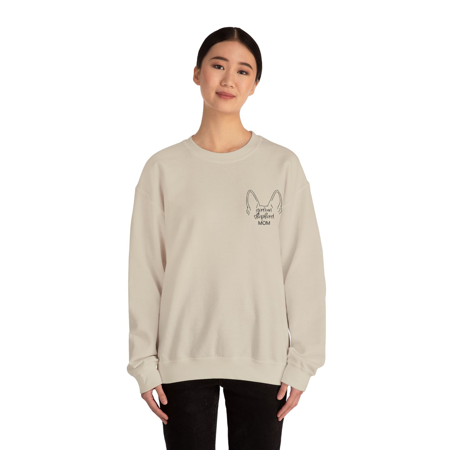 German Shepherd Heart Crewneck