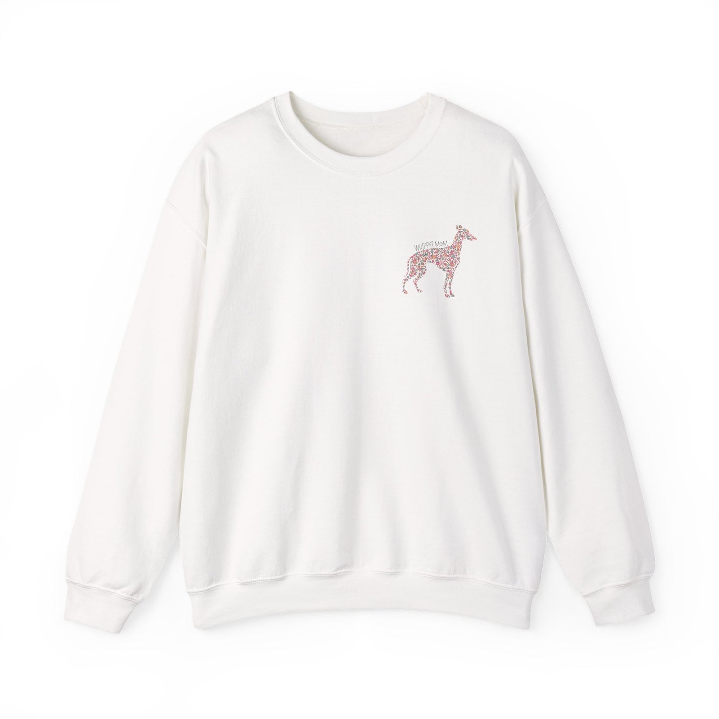 Floral Whippet Mom Crewneck