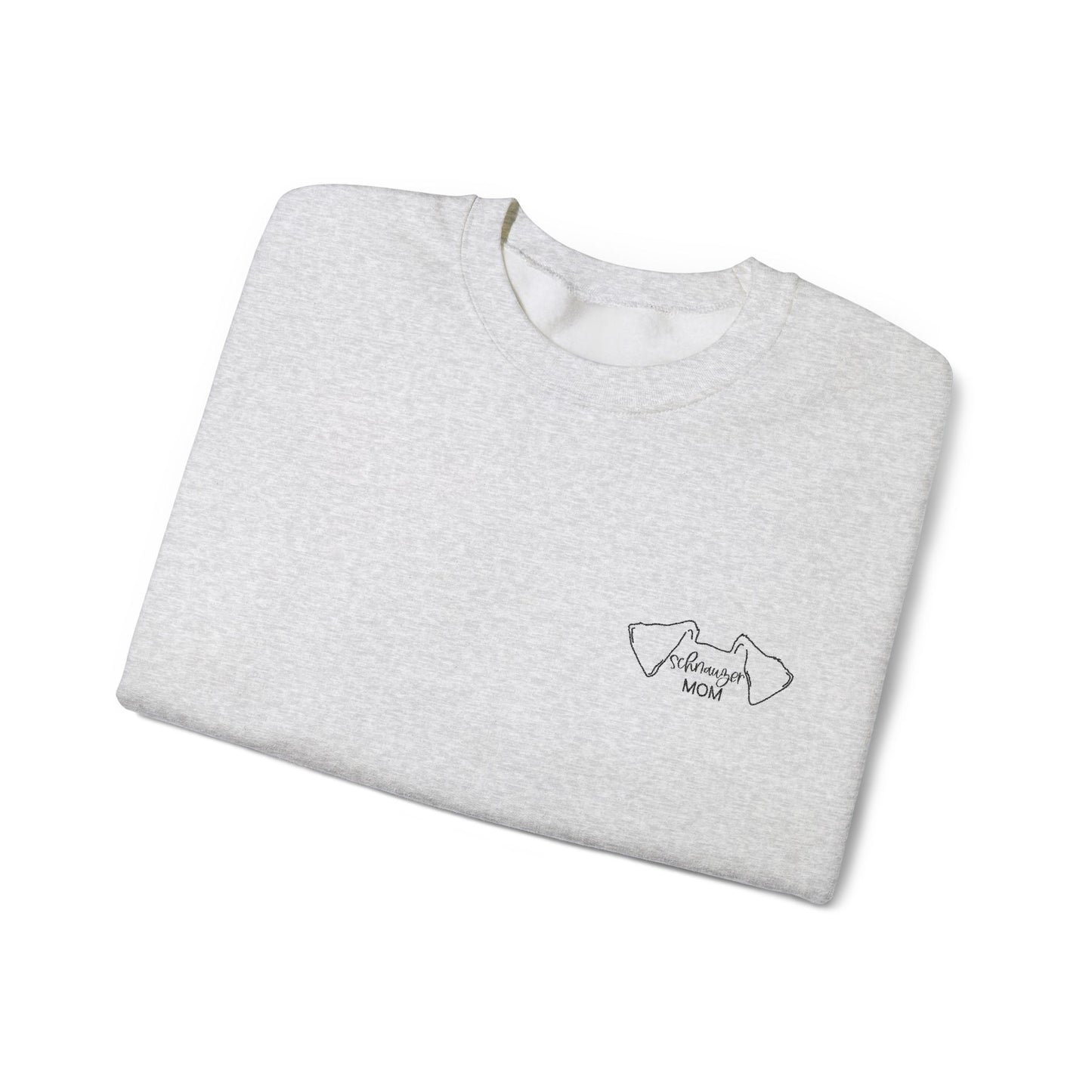 ￼Schnauzer Heart Crewneck